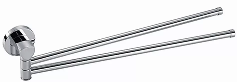 Handtuchhalter 2-armig verchromt