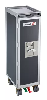 Flugzeug Trolley Swissair anthrazit Swissair-Logo