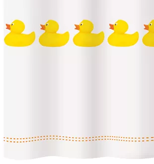 Rideau de douche textile Duckie