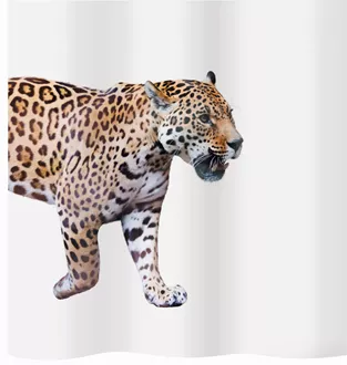 Rideau de douche textile Jaguar