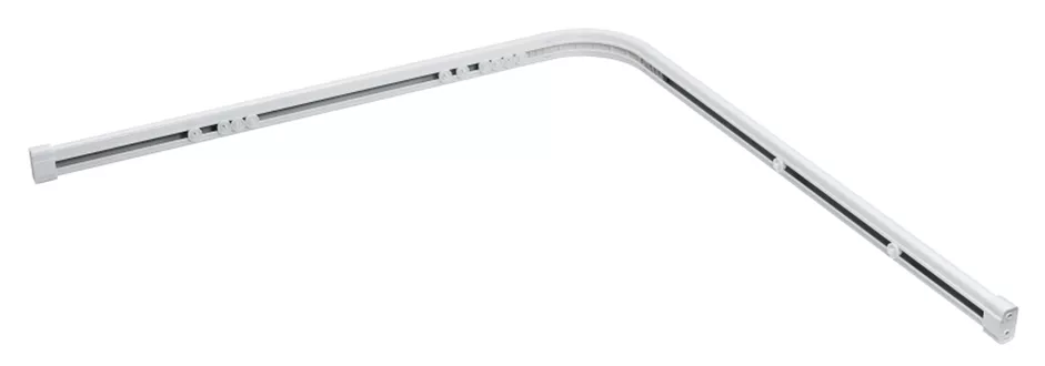 Duschvorhangschiene Special weiss Winkel