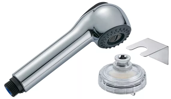 Drinking water filter w. spray New Look transparent/chrome